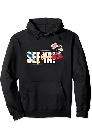 LOONEY TUNES Wile E. Coyote and Roadrunner See Ya Pullover Hoodie