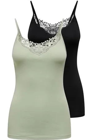 ONLY ONLKIRA Life LACE Singlet 2PACK NOOS