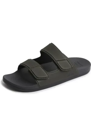 Reef Herren Cushion Tradewind Schiebe-Sandalen, Grey/Olive, 44 EU