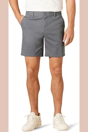 Amazon Herren 18 cm Lange Stretch-Chinohose mit schmaler Passform, , 34W