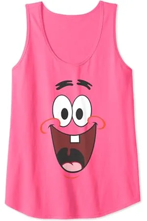 Spongebob Patrick Big Face Smile Tank Top