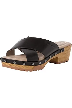 Tamaris Comfort Damen 8-8-87301-20-1 Pantolette, Black, 38 EU