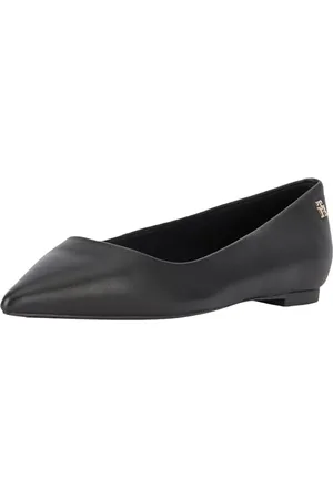 Tommy Hilfiger ESSENTIAL POINTED BALLERINA Ballerinas Damen, (Black), 38 EU