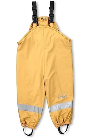 Sterntaler Kleinkind Unisex Regenhose Kinder Träger Regenträgerhose gefüttert - Wasserdicht mit Druckknopf und verschweißten Nähten - , 92