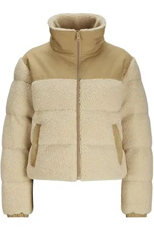 JACK & JONES JXLISA Teddy Puffer Jacket OTW
