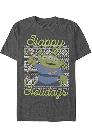 Disney Unisex Toy Story Alien Christmas Organic Short Sleeve T-shirt, , M