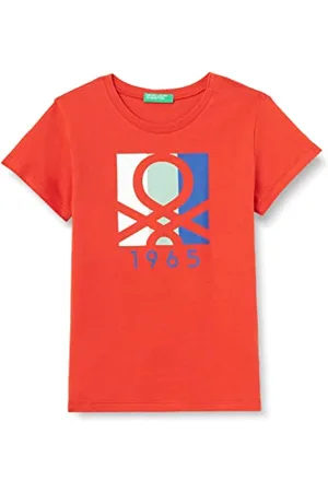 Benetton Jungen T-shirt 3i1xg102n Kurzarm Shirt, , 9 Monate EU