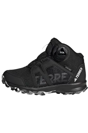 adidas Terrex BOA Mid RAIN.RDY Hiking Shoes Trailrunning-Schuhe, Core Black/Cloud White/Grey Three, 28 EU