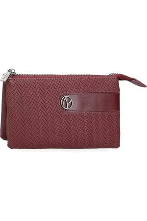 Pepe Jeans Sprig Geldbörse mit DREI Fächern, Rot, 17,5 x 9,5 x 2 cm, Kunstleder, von Joumma Bags, rot, Talla única, Geldbörse mit DREI Fächern