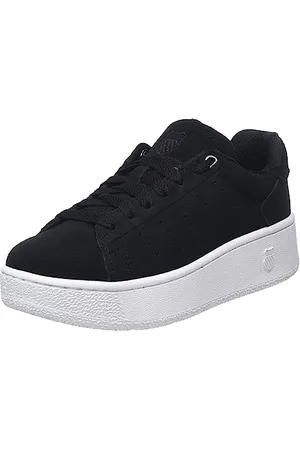 K-Swiss Damen Classic PF Platform SDE Sneaker, Black/White, 36 EU