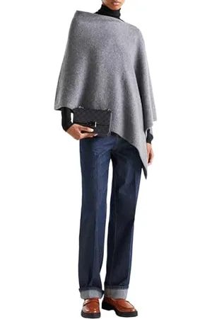 Benetton Damen Umhang 103mdu004 Gestrickte Ponchos Und Umhänge, , Einheitsgröße EU