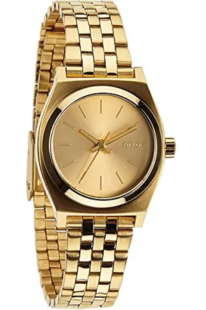 Nixon Damen-Armbanduhr XS Small Time Teller Analog Quarz Edelstahl A399502-00