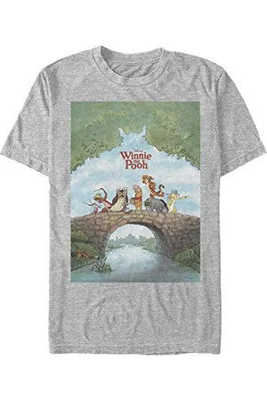 Disney Unisex Winnie The Pooh Pooh Poster Organic Short Sleeve T-shirt T-Shirt, , XXL