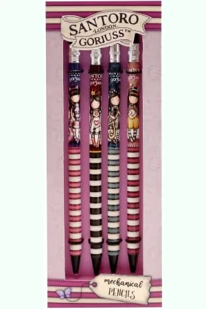 Safta Unisex Kinder 1125gj02 Set 4 Druckbleistifte Gorjuss Cheshire Cat