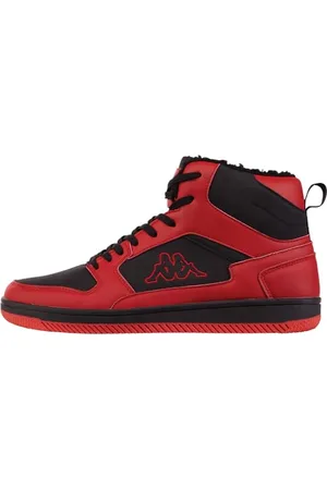 Kappa Unisex Stylecode: 243374 Lineup Fur Sneaker, Red Black, 42 EU