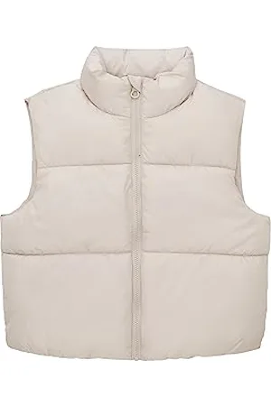 TOM TAILOR Mädchen 1038489 Puffer Weste, 30026-cloud Grey, 176