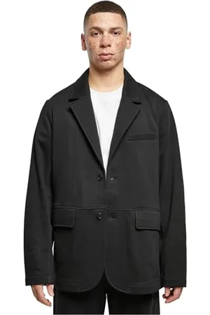 Urban classics Herren TB6247-Terry Blazer Jacke, Black, XL