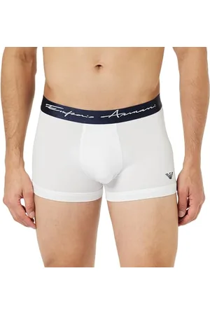 Emporio Armani Herren Soft Modal Trunks, White, L