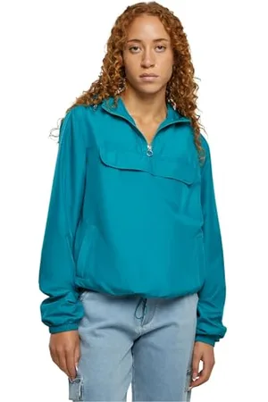 Urban classics Damen TB2013-Ladies Basic Pull Over Jacket Jacke, , M