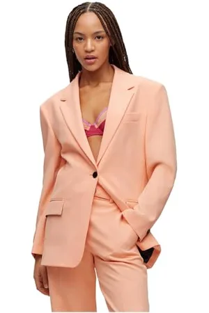 HUGO BOSS Damen Light/Pastel Orange Jacket, Light/Pastel Orange, 36 EU