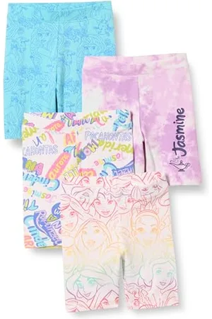 Amazon Disney | Marvel | Star Wars | Frozen | Princess Mädchen Radshorts (zuvor Spotted Zebra), 4er-Pack, , 5 Jahre
