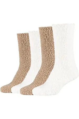 Camano 1103482000 - Damen sustainable cosy Kuschel Socken 4 Paar, , Größe 39/42