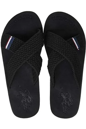 U.S. Polo Assn. Herren Syros1 Badeschuhe, Schwarz (Blk 004), 42 EU