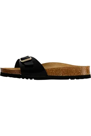 Scholl Damen Estelle Sandale, Black, 37 EU