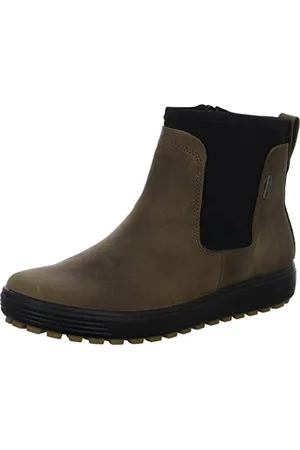 Ecco Damen Soft 7 TRED Chelsea Boot, Birch/Black, 35 EU