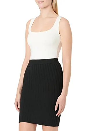 Pieces® Damen Pccava Rib Hw Knit Skirt Noos Bc, , S