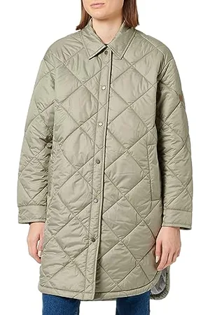 Camel Active Damen Lange Steppjacke aus recyceltem Polyester womenswear-42
