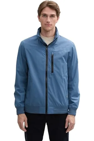 TOM TAILOR Bikerjacke aus Kunstleder, jungle soil green, XXXL