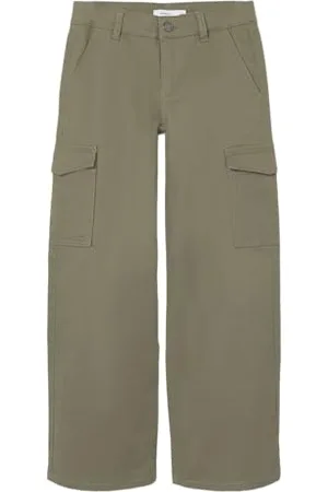 NAME IT Mädchen NKFROSE Wide Twill Cargo 8108-BA NOOS Cargohose, , 170