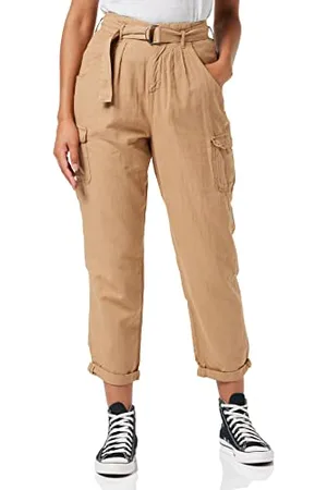 Mustang Damen Belted Cargo Pants Jeans, , 32W / 30L
