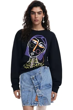 Desigual Damen Sweat_face Sweatshirt, , 42