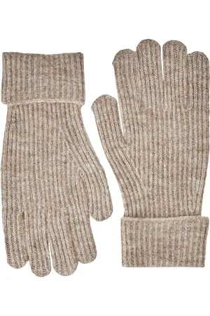 Kaffe Damen gestrickt Accesory Slim Fit Above Wrist Length Folded Edge Handschuhe, , One Size