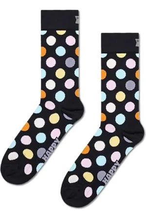 Happy Socks Big Dot Socken – gepunktete Socken – farbenfrohe Baumwollsocken für Männer und Frauen