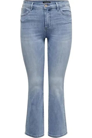 ONLY Damen CARSALLY HW SK Flared DNM BJ759 NOOS Jeans, , 44W x 32L