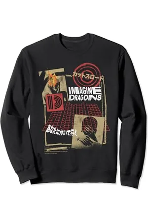 Imagine Dragons Offizielle exklusive japanische Collage Sweatshirt