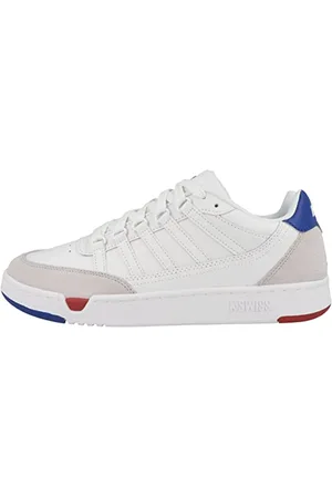 K-Swiss Herren Set Pro Sneaker, WHT/RED/CLASSICBLUE, 42 EU