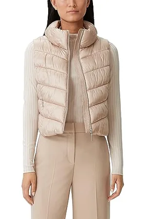 Comma, Damen 60.2.61.16.162.2134549 Jacke, beige, 46