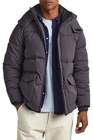Pepe Jeans Herren Biel Puffer Jacket, Black (Washed Black), S