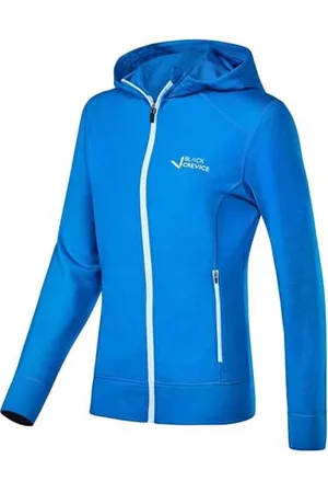 Black Crevice Damen Merino Kapuzenjacke, , 42