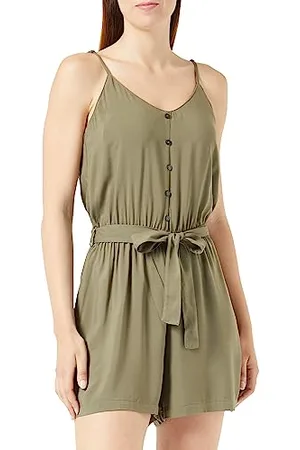 ONLY Damen Onlnova Life Meyer Playsuit Solid Ptm, , 34