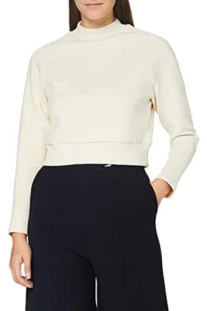 Urban classics Damen TB3782-Ladies Interlock Short Turtleneck Crew Sweatshirts, , L