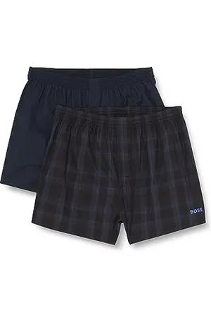 HUGO BOSS BOSS Men 2P Woven Boxer CW Bright Blue434, XXL