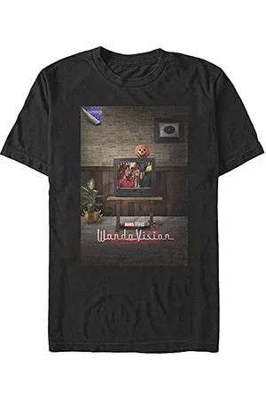 Marvel Unisex Wandavision Wv Poster 90s Organic Short Sleeve T-shirt, , L