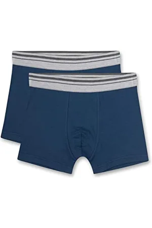 Sanetta Jungen-Hipshorts (Doppelpack) | Hochwertige und nachhaltige Boxer für Jungen aus Bio-Baumwolle. | Inhalt: 2er-Set Unterwäsche für Jungen 176