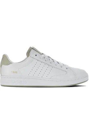 K-Swiss Damen Lozan Sneaker, Wht/Wht/Agathe Gray SD, 37 EU