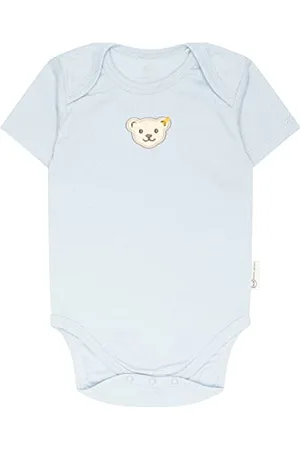 Steiff Unisex Baby Body amerikanischer Kragen Kurzarm Unterwäsche, , 50